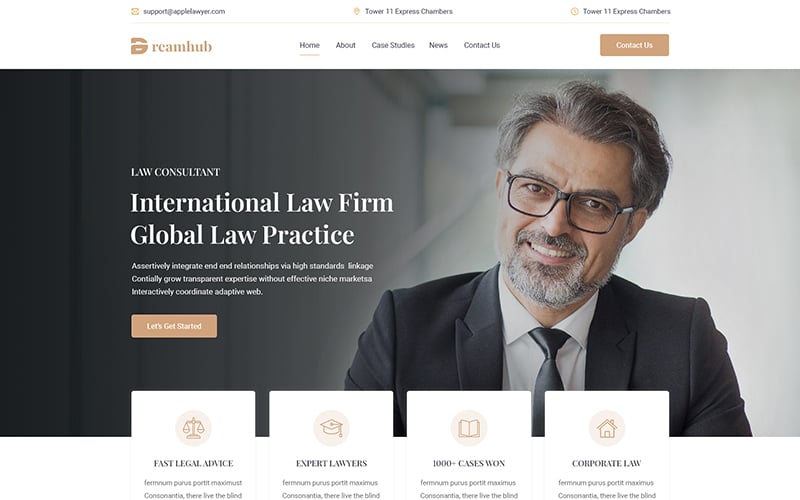 Template #319177 Lawyer Legal Webdesign Template - Logo template Preview