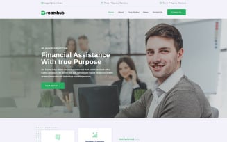 DreamHub Finance PSD Template