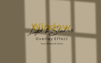 Window Sunlight Shadow Overlay Effect Mockup 67