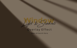 Window Sunlight Shadow Overlay Effect Mockup 83