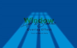 Window Sunlight Shadow Overlay Effect Mockup 95
