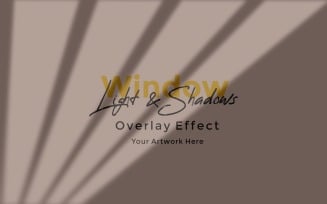 Window Sunlight Shadow Overlay Effect Mockup 98