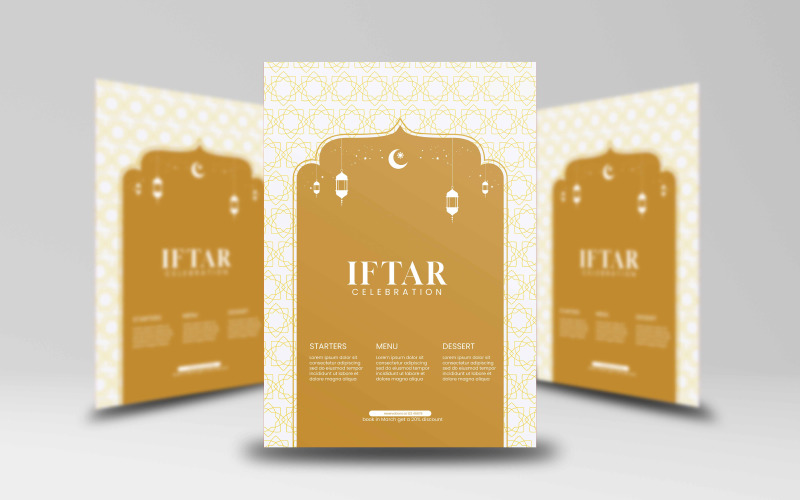 Iftar Celebration Flyer Template 2 Corporate Identity