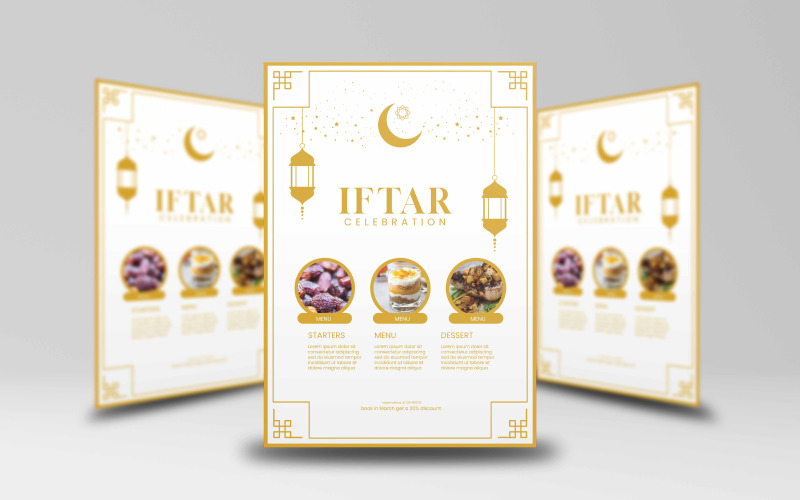 Iftar Celebration Flyer Template 3 Corporate Identity