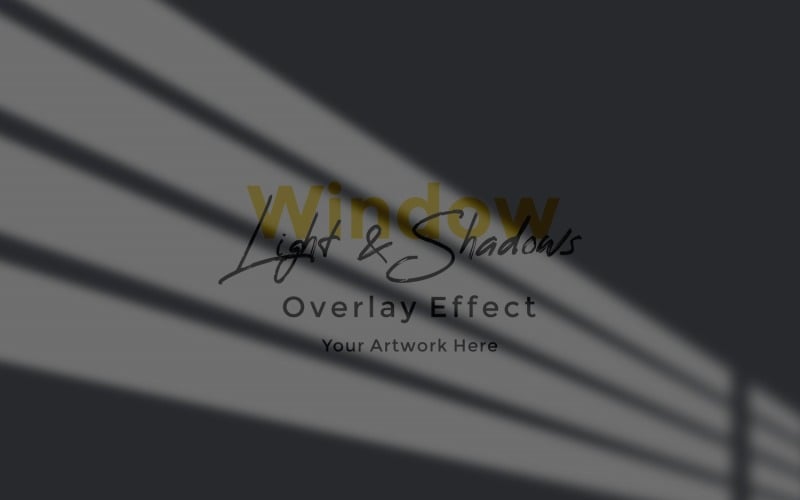 Window Sunlight Shadow Overlay Effect Mockup 102 Product Mockup