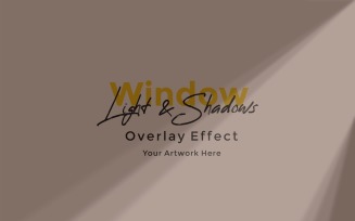 Window Sunlight Shadow Overlay Effect Mockup 168