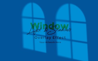 Window Sunlight Shadow Overlay Effect Mockup 175