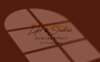 Window Sunlight Shadow Overlay Effect Mockup 181