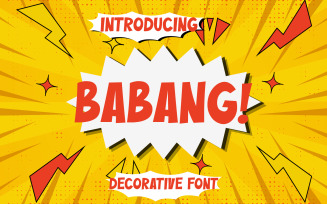 Babang - Modern Display Font