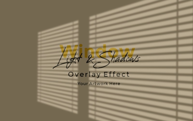 Window Sunlight Shadow Overlay Effect Mockup 117 Product Mockup