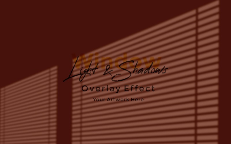 Window Sunlight Shadow Overlay Effect Mockup 121 Product Mockup