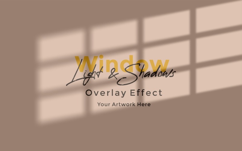 Window Sunlight Shadow Overlay Effect Mockup 130 Product Mockup