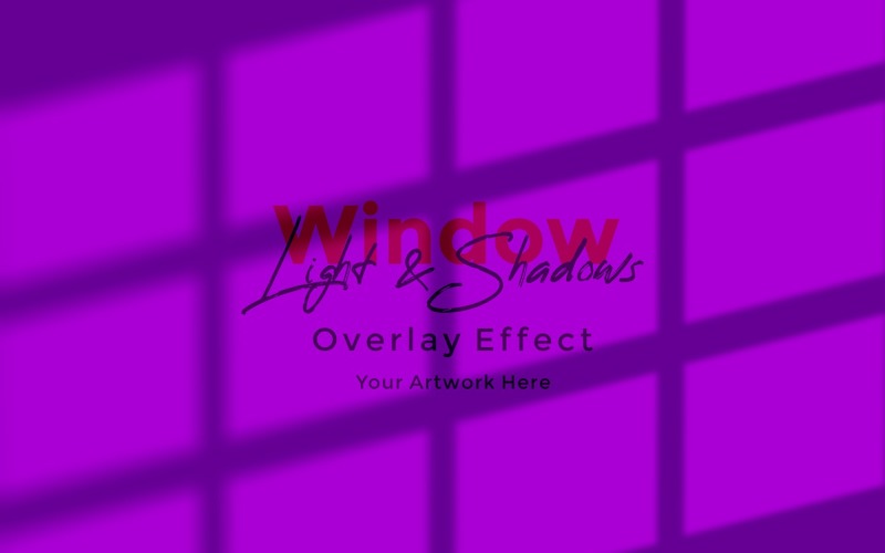 Window Sunlight Shadow Overlay Effect Mockup 136 Product Mockup