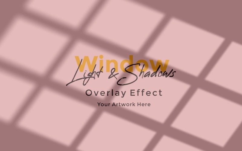 Window Sunlight Shadow Overlay Effect Mockup 139 Product Mockup