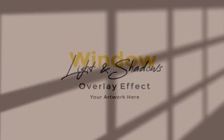 Window Sunlight Shadow Overlay Effect Mockup 148