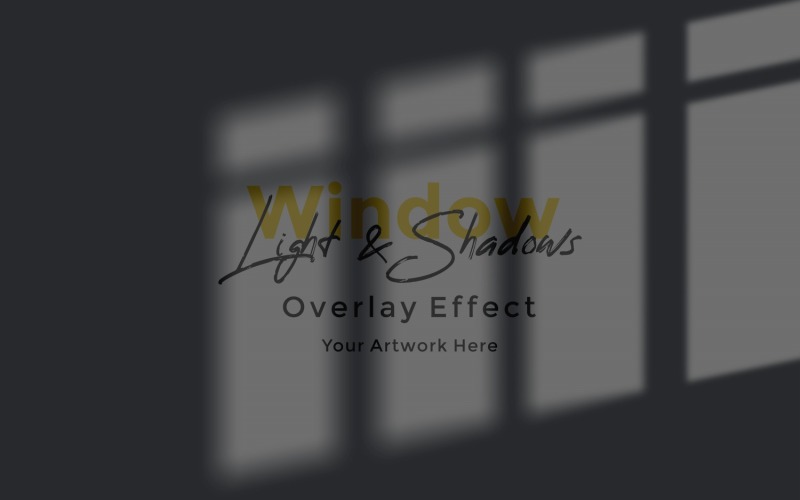 Window Sunlight Shadow Overlay Effect Mockup 162 Product Mockup