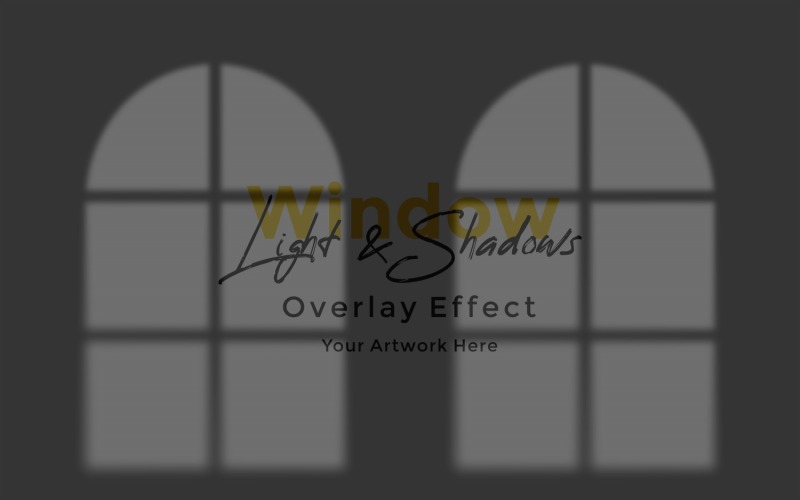 Window Sunlight Shadow Overlay Effect Mockup 172 Product Mockup