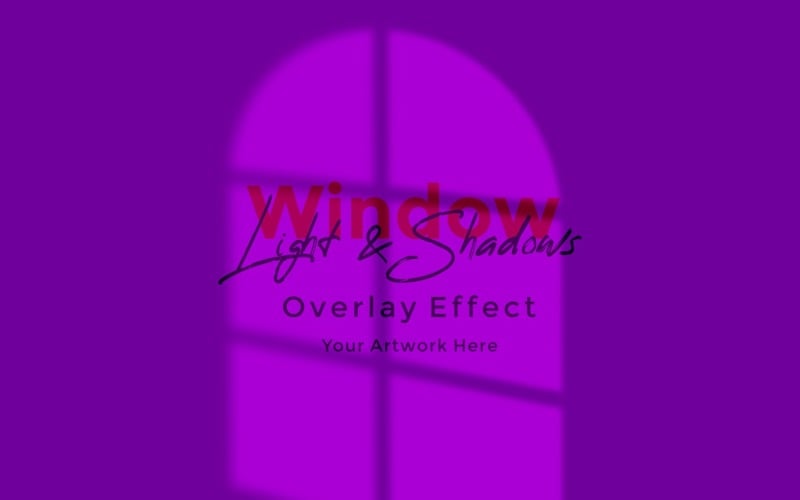 Window Sunlight Shadow Overlay Effect Mockup 176 Product Mockup