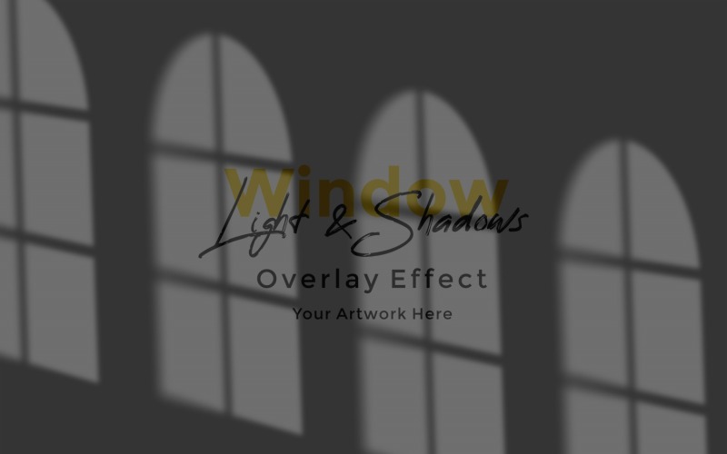 Window Sunlight Shadow Overlay Effect Mockup 182 Product Mockup