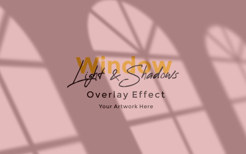 Window Sunlight Shadow Overlay Effect Mockup 189 Product Mockup