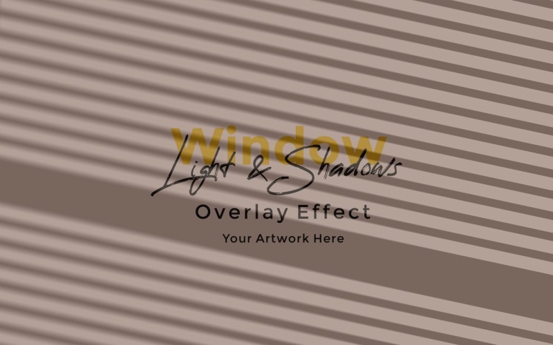 Window Sunlight Shadow Overlay Effect Mockup 198 Product Mockup