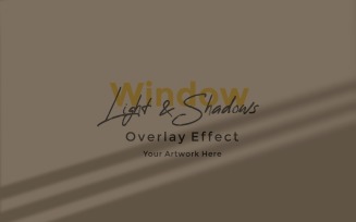 Window Sunlight Shadow Overlay Effect Mockup 203