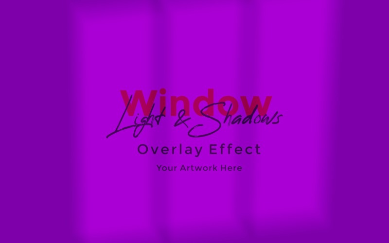 Window Sunlight Shadow Overlay Effect Mockup 226 Product Mockup