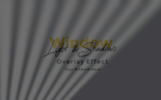 Window Sunlight Shadow Overlay Effect Mockup 232