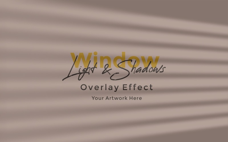 Window Sunlight Shadow Overlay Effect Mockup 228 Product Mockup