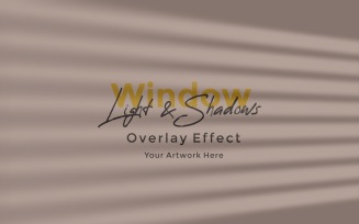 Window Sunlight Shadow Overlay Effect Mockup 228
