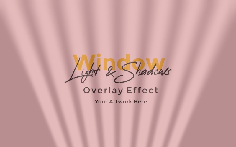 Window Sunlight Shadow Overlay Effect Mockup 229 Product Mockup