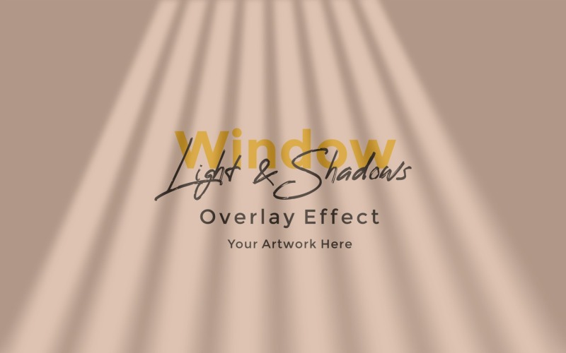 Window Sunlight Shadow Overlay Effect Mockup 230 Product Mockup