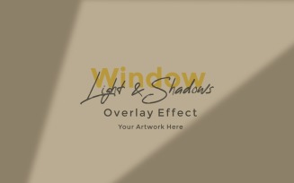 Window Sunlight Shadow Overlay Effect Mockup 237