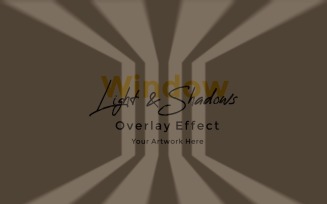 Window Sunlight Shadow Overlay Effect Mockup 243