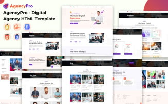 AgencyPro - Digital Agency HTML Template