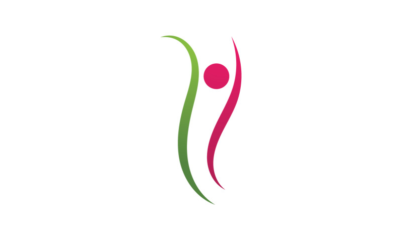 Human caracter health people life logo vector 7 Logo Template