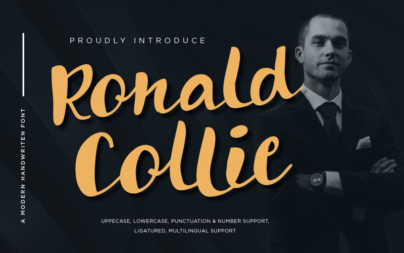 Ronald Collie - Modern Script fonts Font