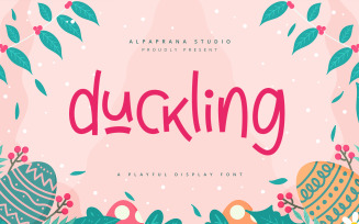 Duckling - Playful Display Font