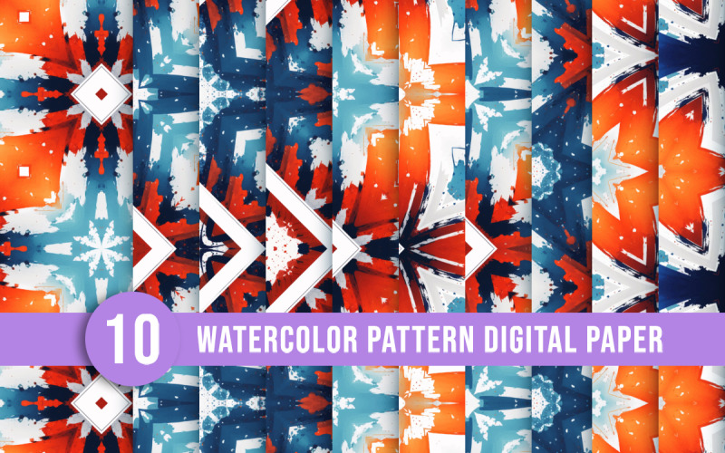 Endless Batik print pattern decoration Pattern
