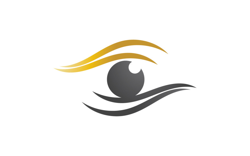 Eye care health eyes logo vector v10 Logo Template