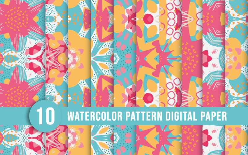 Floral batik fabric pattern decoration Pattern