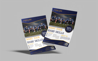 Rugby Game Flyer Template
