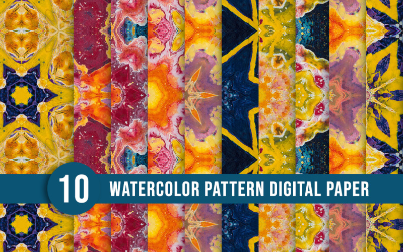 Seamless Kaleidoscopic pattern design Pattern