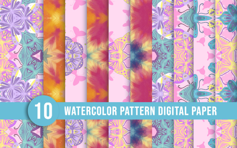 Seamless pattern with a bright flower Pattern