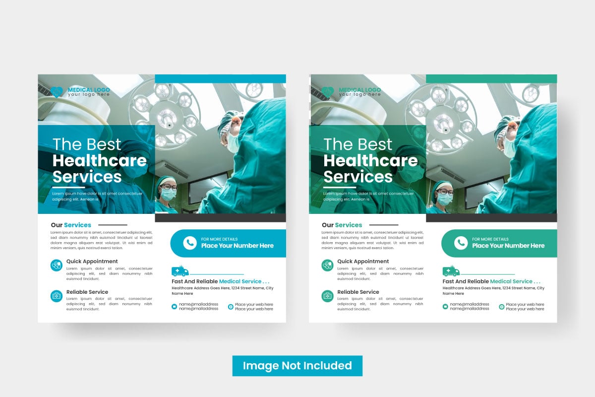 Template #319839 Poster Hospital Webdesign Template - Logo template Preview