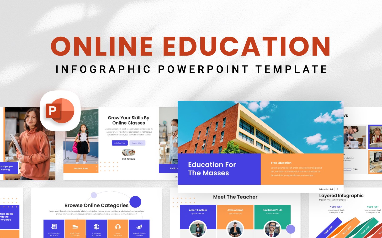 Kit Graphique #319875 Education Online Divers Modles Web - Logo template Preview