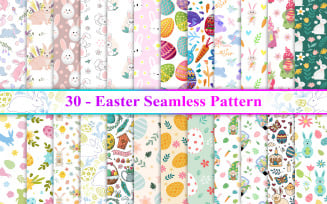 Easter Seamless Pattern, Easter Day Seamless Pattern, Easter Pattern