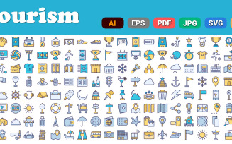 Tourism Vector Icon fully editable