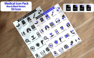 50 Premium Medical Icon Pack