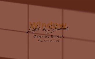 Window Sunlight Shadow Overlay Effect Mockup 251